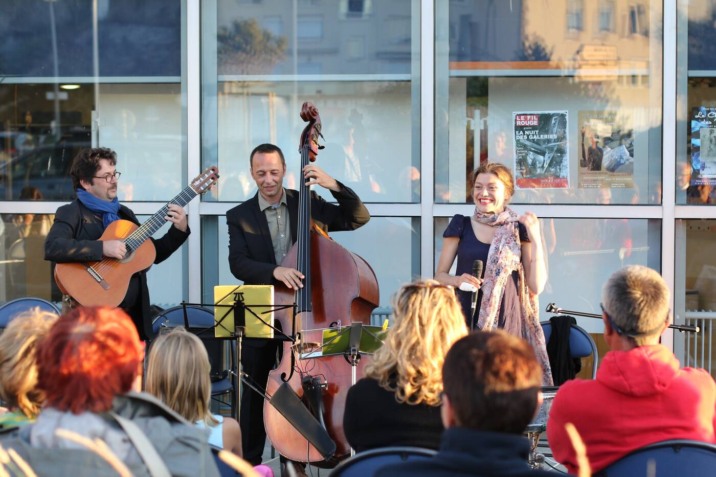 Photographie originale du concert de jazz à Granville